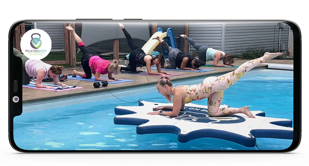 beginner-fitness-pilates-at-the-pool-class-pilatesbody-on-demand-app-pilatesbody-by-kayla-brugger-pilates-instructor-studio-long-lake-minnesota-minneapolis