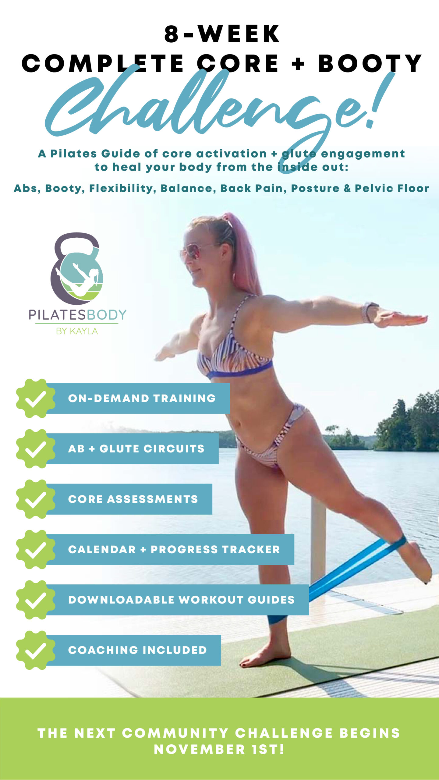  Balanced Body Reformer II Poster, Educational Guide