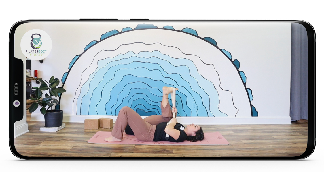 Postnatal-Yoga-Hips-and-Lower-Back-Class-PILATESBODY-on-demand-app-at-home-online-pilates-workout