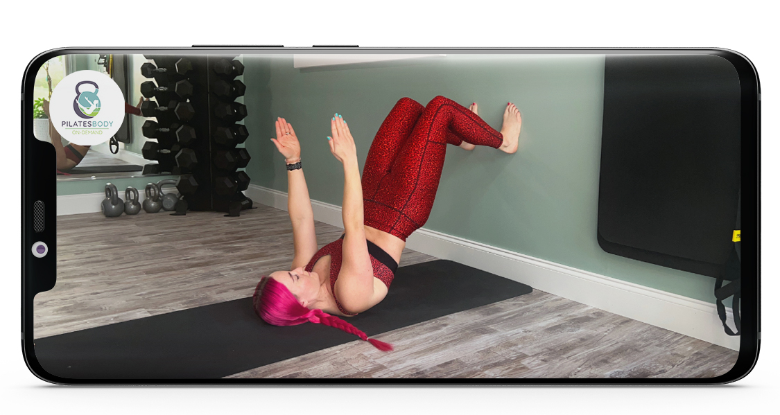 Wall-Pilates-for-Pelvic-Floor-Strength-class-PILATESBODY-on-demand-app-at-home-online-pilates-workout