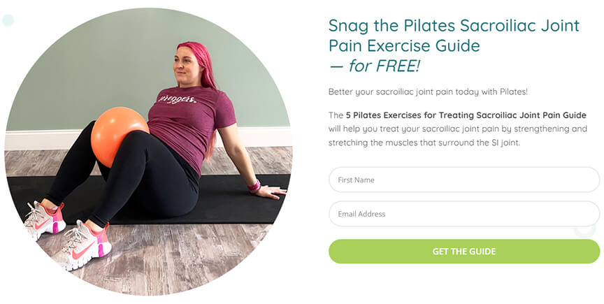 5 Pilates Exercises for Treating Sacroiliac Joint Pain - PILATESBODY by  Kayla