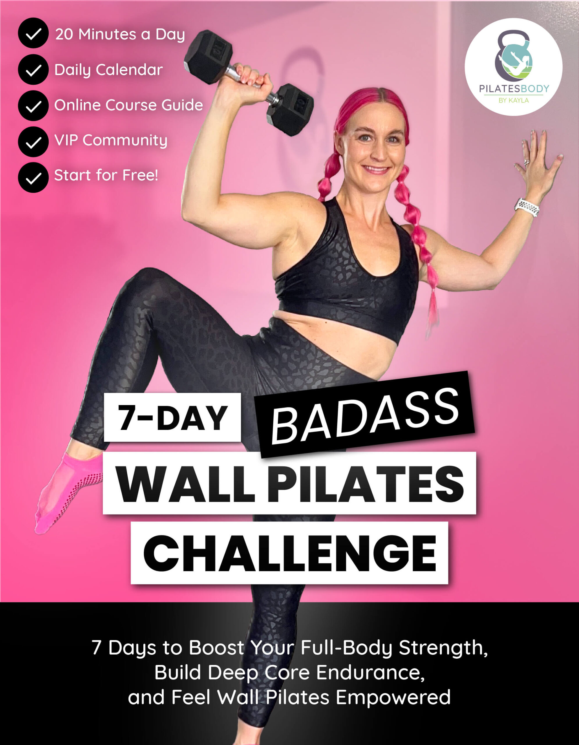 PDF] 28 Day Wall Pilates Challenge PDF by Benjamin Drath in