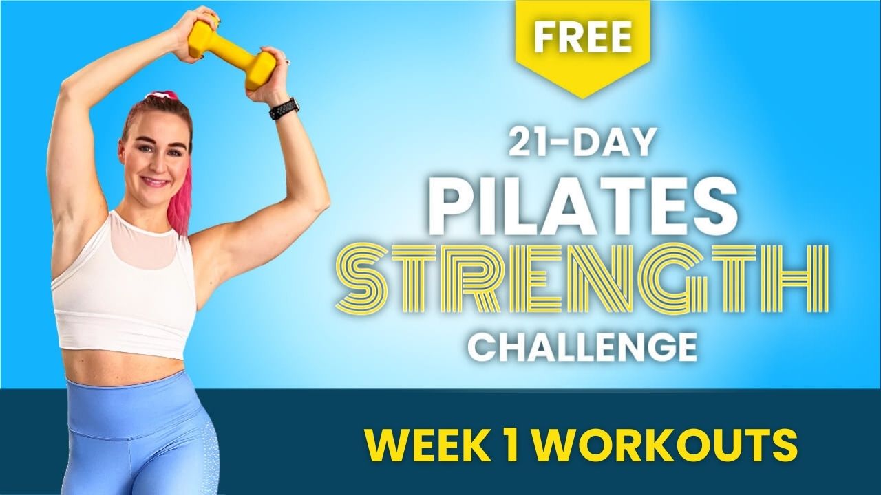 Free-21-Day-Pilates-Strength-Training-Challenge-Full-Body-Pilates-Strong-Week 1-Workout-Calendar-PILATESBODY-by-Kayla
