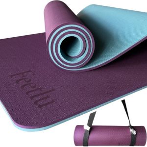 best-pilates-mat-on-amazon-Feetlu-yoga-exercise-mat-at-home-youtube-workouts-