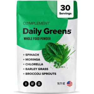 Complement Daily Greens Powder.