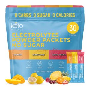 Best Electrolytes on Amazon Keto Vitals Electrolytes Powder Packets