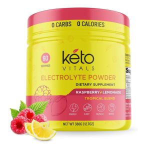 Best Electrolytes on Amazon Keto Vitals Electrolytes Powder Raspberry Lemonade