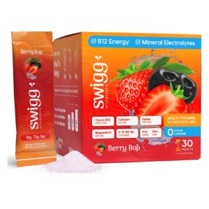 Best Electrolytes on Amazon Swigg Vitaquench Multi Vitamin Hydration Mix Strawberry Flavor