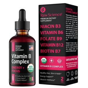 Liquid Vitamins for womens health a raw science B Complex