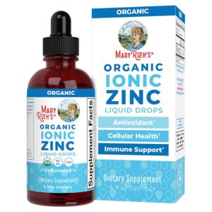 Organic Mary Ruth Liquid ionic zinc for immune support