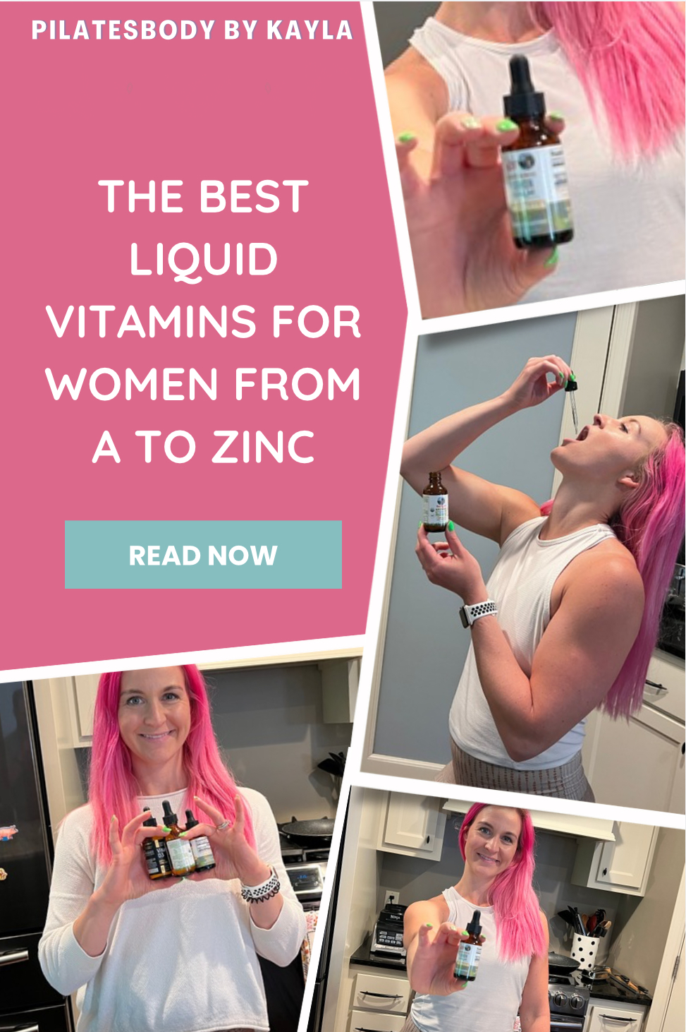 The Best Liquid Vitamins for Women from A to Zinc Pinterest Pin