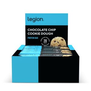 Legion Chocolate Chip Cookie Dough Protein Bars on the Go