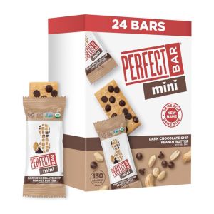 Perfect Bar Mini Chocolate Chip Bars for Peanut Butter Protein Bar Lovers