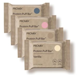 ProMix Protein Puff Bar Variety Pack for Easy on the Go Protein