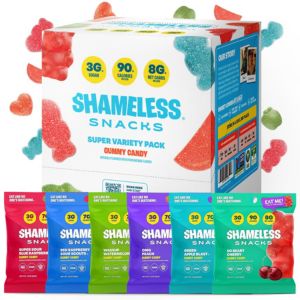 Shameless Snacks gummy candy. Allergy-free snacks for kids.