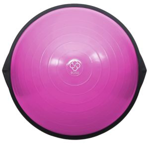 A pink Bosu ball.