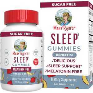 Mary Ruth's melatonin-free sleep gummies are natural remedies for deep sleep.