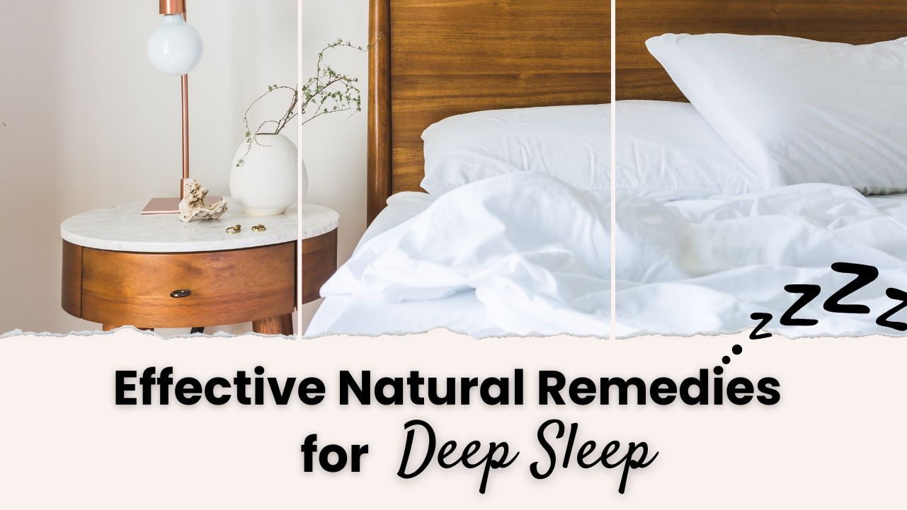 Natural Remedies for Deep Sleep cover.