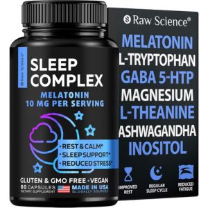 Natural remedies for deep sleep supplement with melatonin and L-theanine.