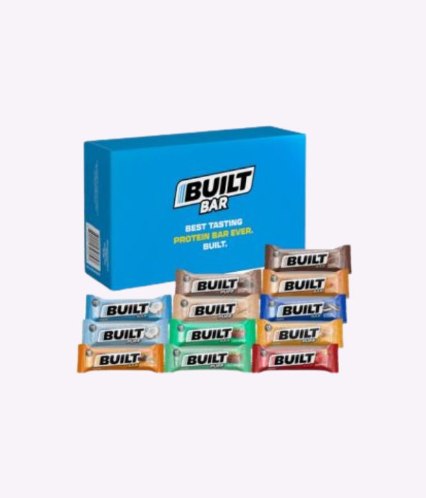 Discount codes on BUILT protein bars for PILATESBODY by Kayla Readers.