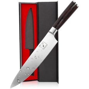 Japanese stainless steel kitchen knife.