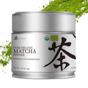 Chaism Ceremonial Grade Matcha Green Tea Powder.