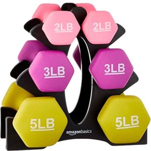 Neoprene hand weights set.