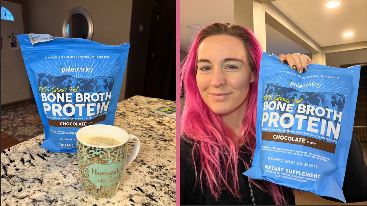 Paleovalley bone broth protein reviews by Pilatesbody by Kayla.