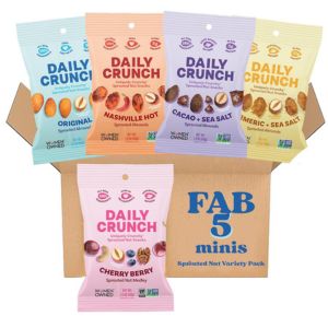 Daily Crunch Sprouted Almond Snacks.