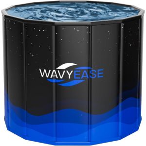 Collapsible Tub WavyEase collapsible cold plunging tub.