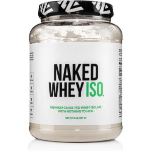 NAKED Whey Iso clean protein powders.