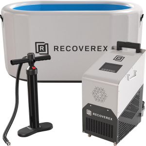 Recoverex Recoverex cold plunging tub for athletes.