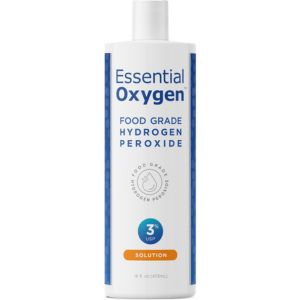 Spa Grade Hydrogen Peroxide Essential Oxygen food-grade hydrogen peroxide.