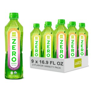 ALO Organic Zero Aloe Vera Juice.