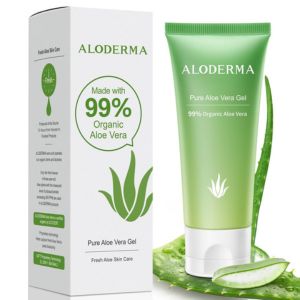 Aloderma 99% Organic Aloe Vera Gel.