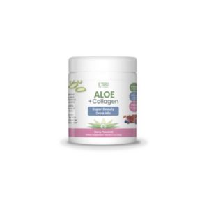 L'Bri Aloe + Collagen Super Beauty Drink Mix.