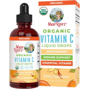 Vitamins for immune system support: MaryRuths Vitamin C.