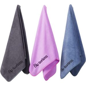 Microfiber Face Towel Set of three microfiber face towels.