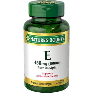 Nature's Bounty Vitamin E.