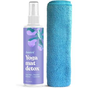 Yoga Mat Cleaner Yoga mat cleaner and towel.