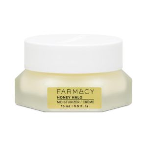 Clean skincare essentials: Farmacy Honey Halo Moisturizer.
