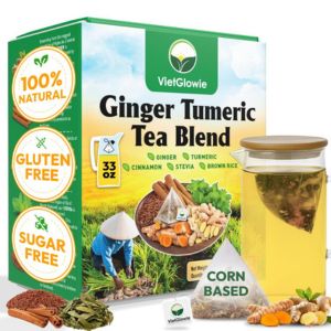 Ginger and Turmeric Tea Blend.