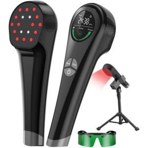 Handheld red light therapy device.