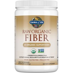 Garden of Life Raw Organic Fiber supplement.