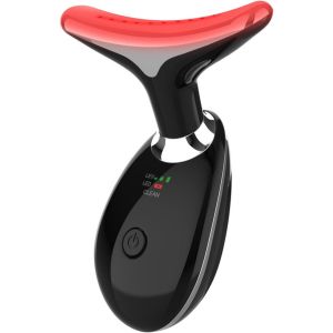 Red light therapy facial device.