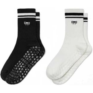 Crew grip socks for Pilates.