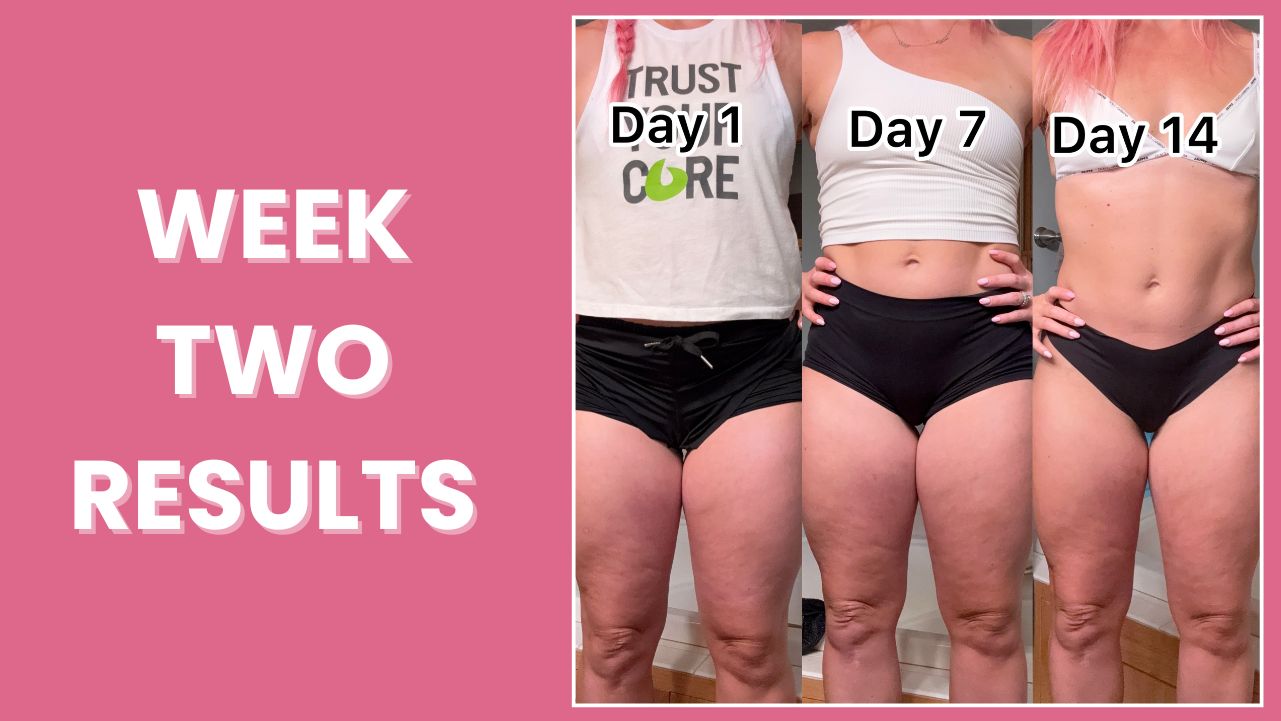 Fascia blasting week two results.