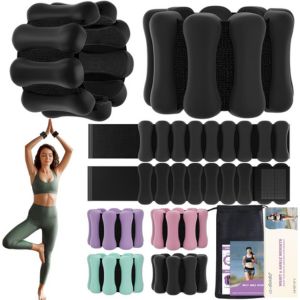 Ankle Weights Bangles Adjustable silicone bangle-style wrist and ankle weights in multiple colors, used to add light resistance to Pilates, yoga, and daily movement.