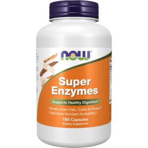 The best digestive enzymes supplements: Now Super Enzymes.