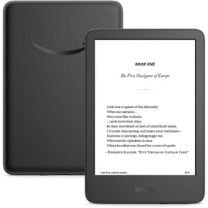 An Amazon Kindle for setting reading goals in the New Year.